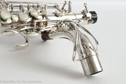 Selmer SBA Alto Near Mint Original Silver Plate Recent Overhaul 42573