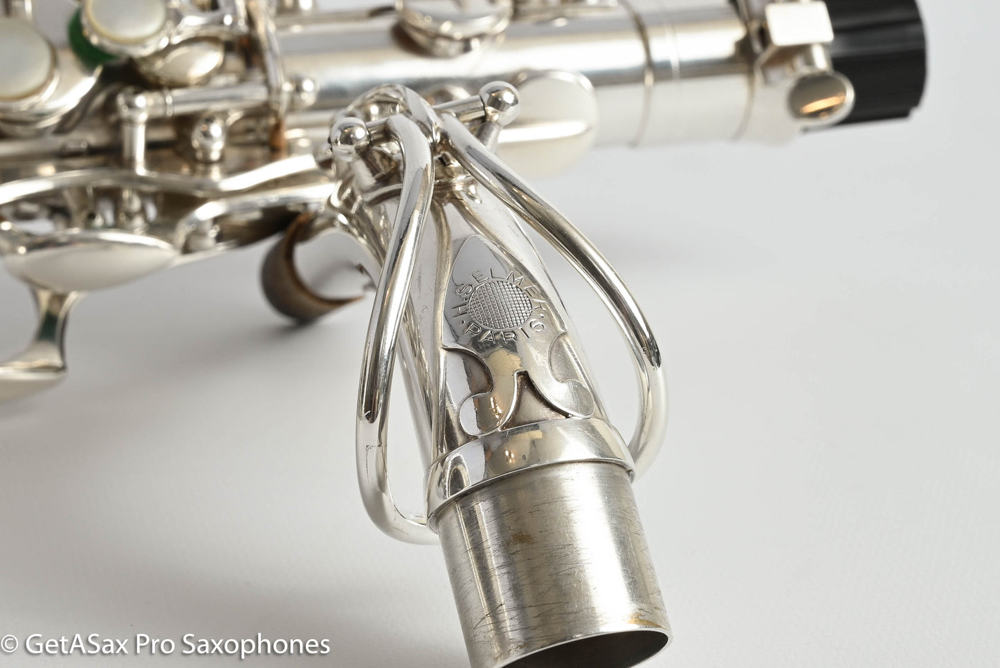 Selmer SBA Alto Near Mint Original Silver Plate Recent Overhaul 42573