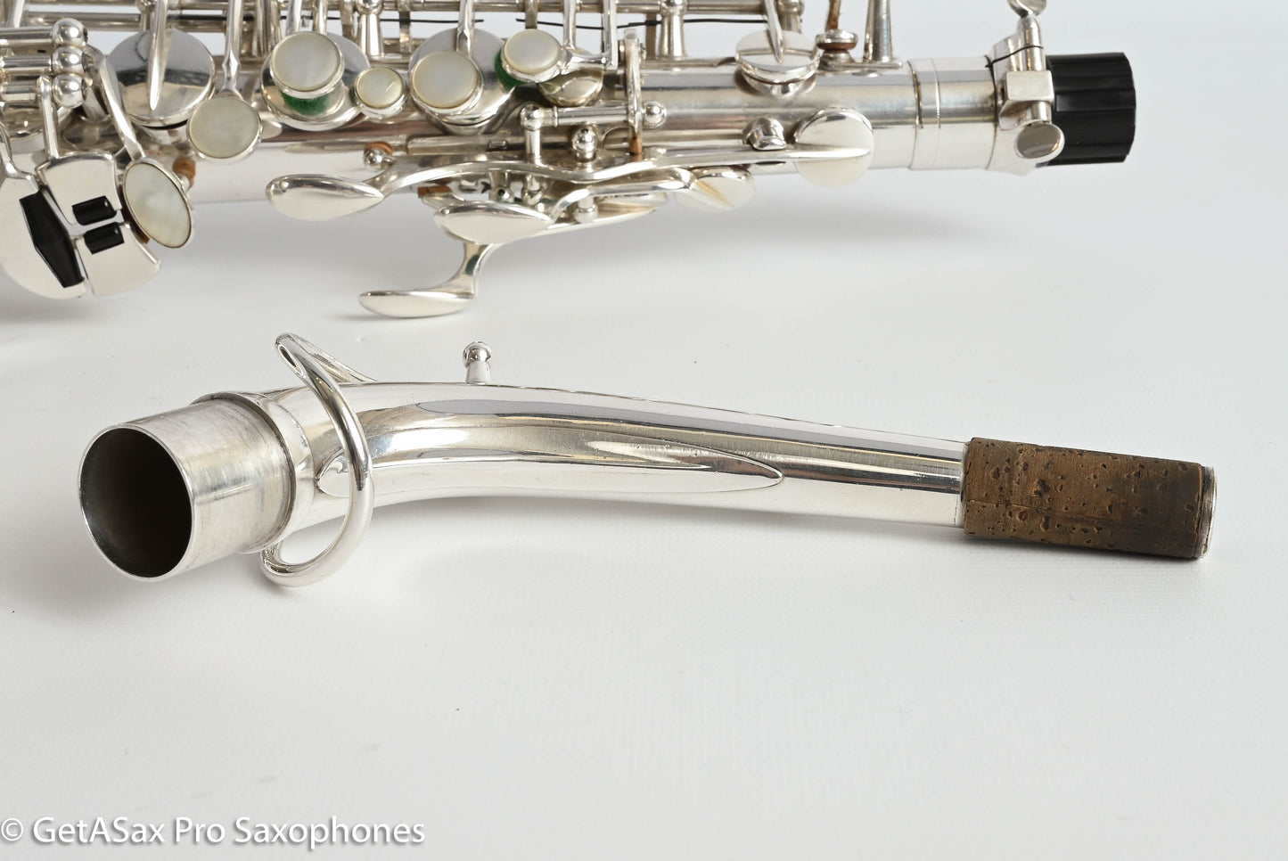 Selmer SBA Alto Near Mint Original Silver Plate Recent Overhaul 42573