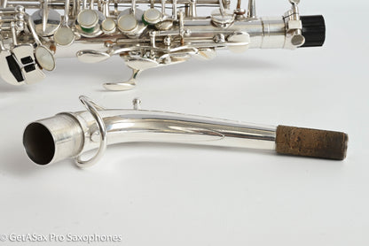 Selmer SBA Alto Near Mint Original Silver Plate Recent Overhaul 42573
