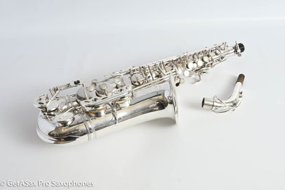 Selmer SBA Alto Near Mint Original Silver Plate Recent Overhaul 42573