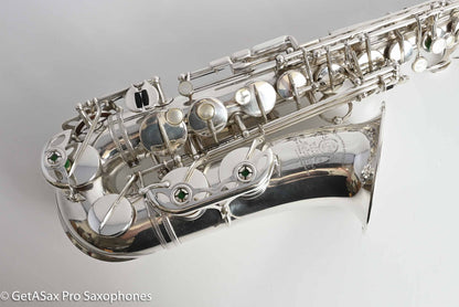 Selmer SBA Alto Near Mint Original Silver Plate Recent Overhaul 42573