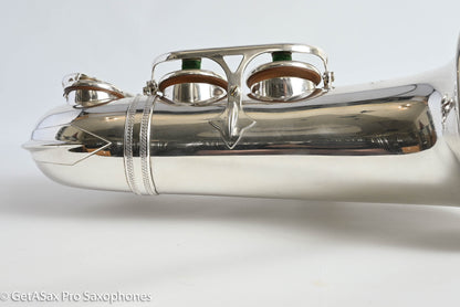 Selmer SBA Alto Near Mint Original Silver Plate Recent Overhaul 42573