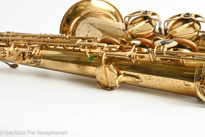 Selmer SBA Tenor 1948 Factory Relacquer Fresh Overhaul Excellent Player! 34695
