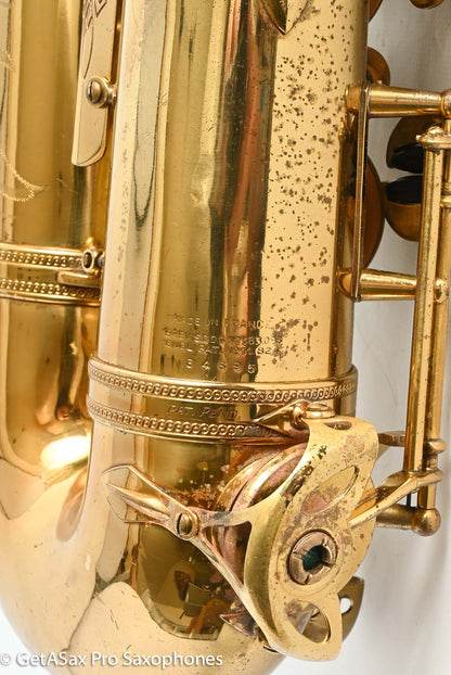Selmer SBA Tenor 1948 Factory Relacquer Fresh Overhaul Excellent Player! 34695