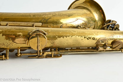 Selmer SBA Tenor 1949 Prime Vintage Fresh Overhaul Excellent Player! 38438