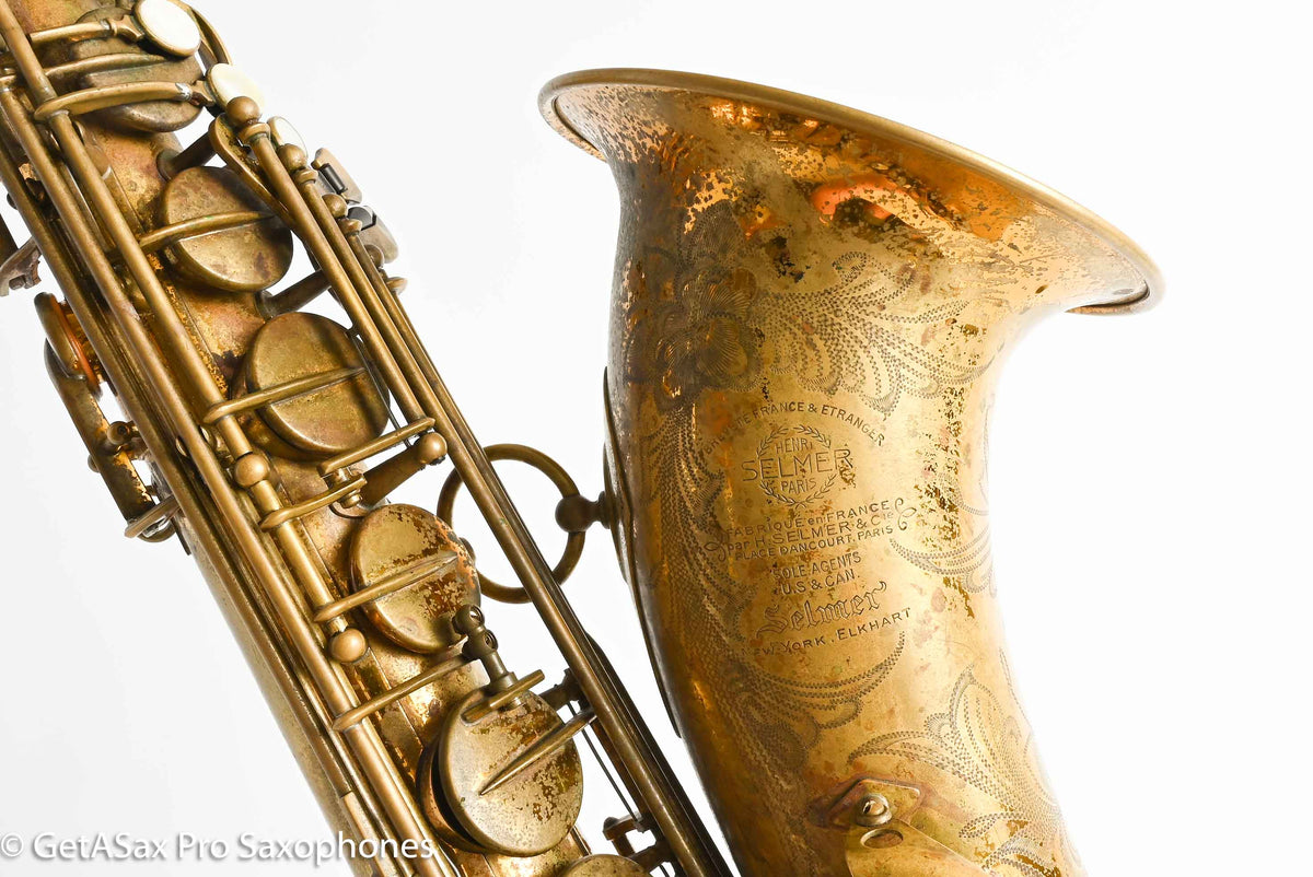 Selmer SBA Tenor 1948 Worn Original Lacquer Great Deal! 35127