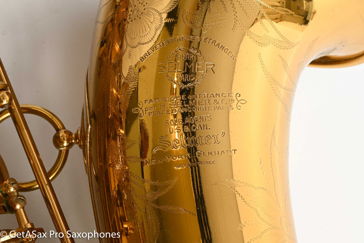 Selmer SBA Tenor 1950 Clean Factory Relacquer Gorgeous 43286