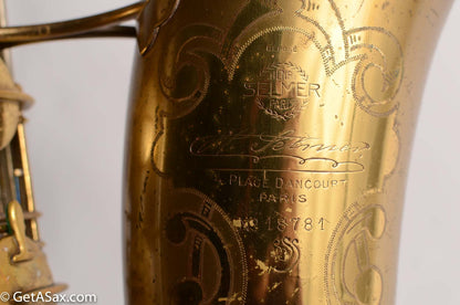 Selmer Super Sax Baritone Unique Original Permagold Finish 18xxx