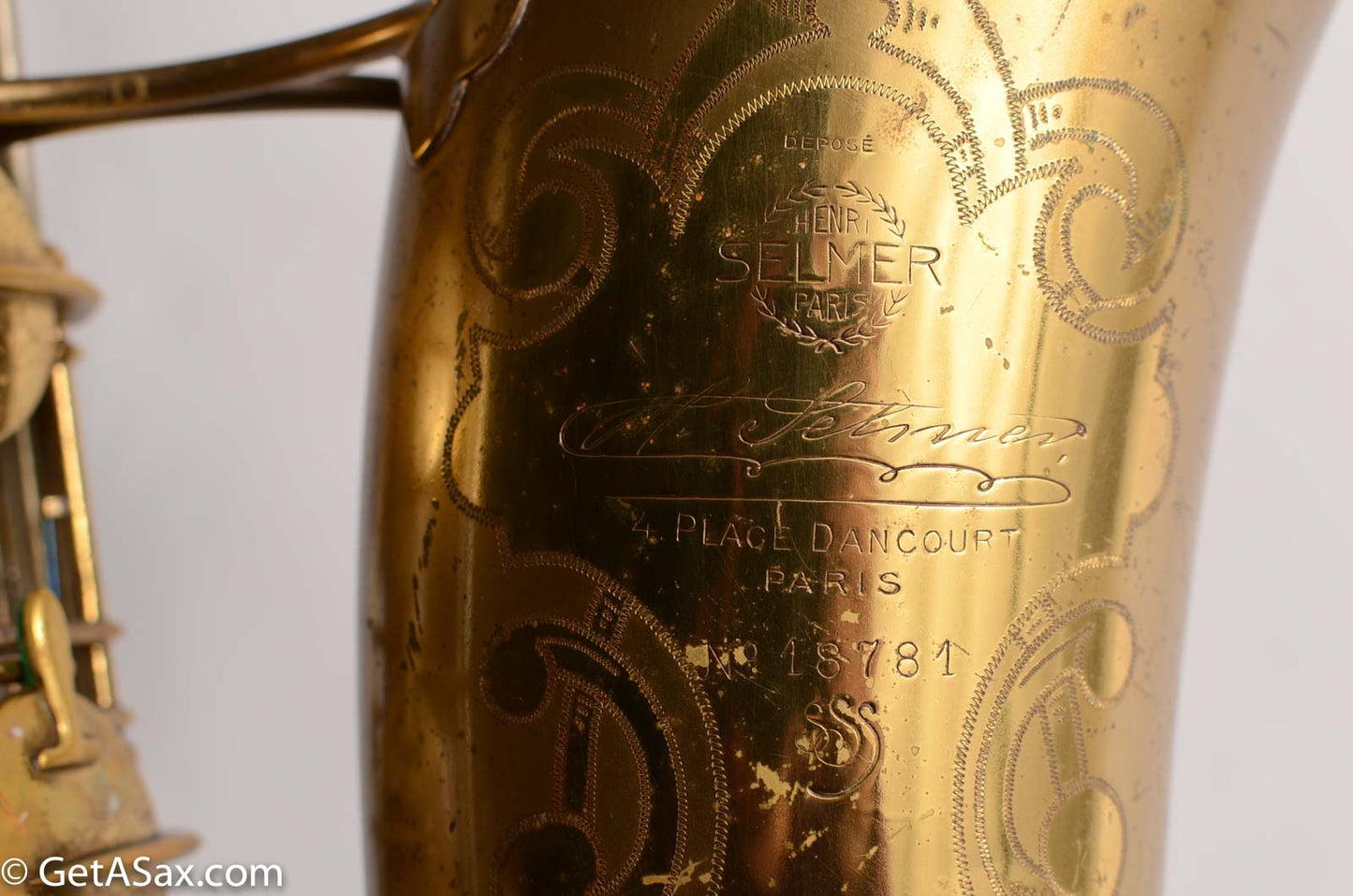 Selmer Super Sax Baritone Unique Original Permagold Finish 18xxx