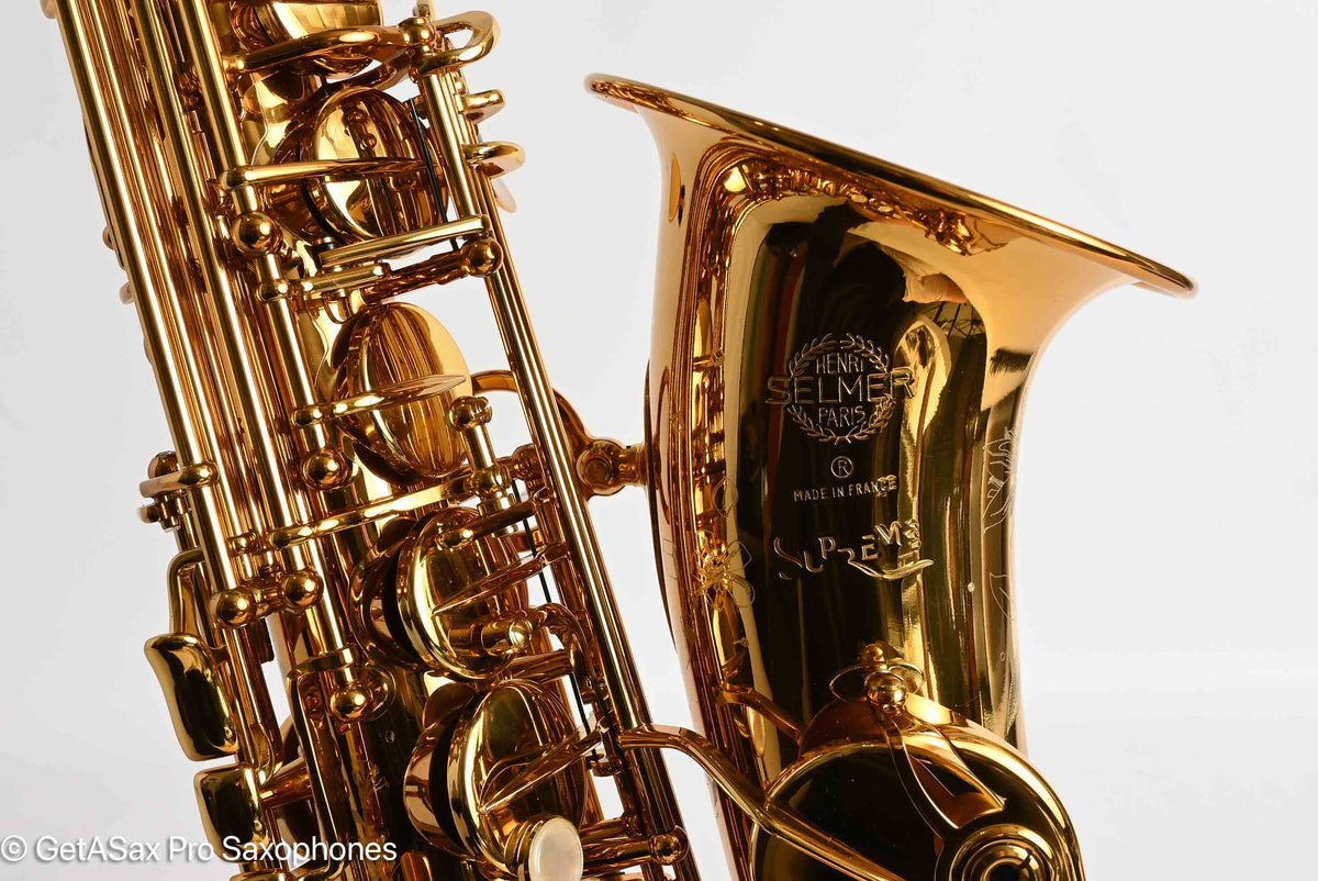 Selmer Supreme Alto Near Mint Nearly Unplayed 823456