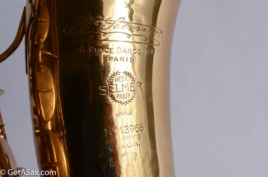 Selmer Paris Tenor Pre-Balanced Action Great Deal!