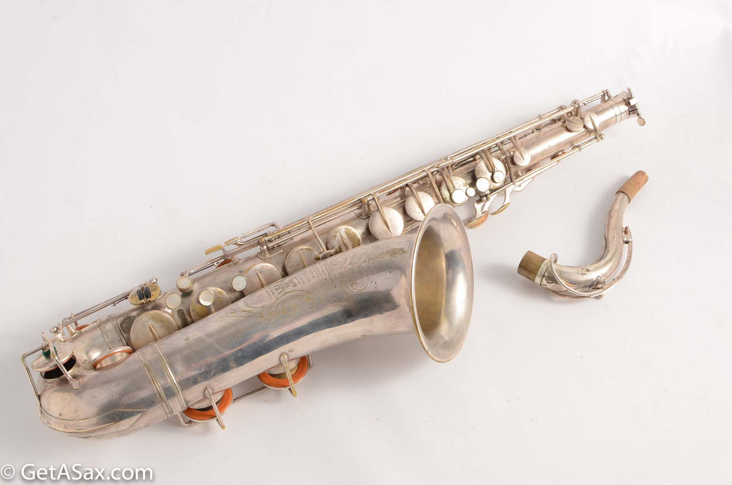 Selmer Tenor Original Silver Plate New Largebore / Super 1931