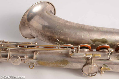 Selmer Tenor Original Silver Plate New Largebore / Super 1931