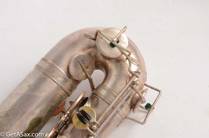 Selmer Tenor Original Silver Plate New Largebore / Super 1931