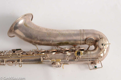Selmer Tenor Original Silver Plate New Largebore / Super 1931