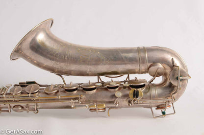 Selmer Tenor Original Silver Plate New Largebore / Super 1931