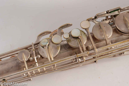 Selmer Tenor Original Silver Plate New Largebore / Super 1931