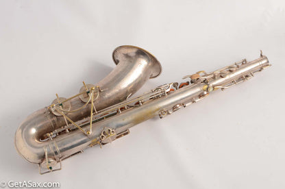 Selmer Tenor Original Silver Plate New Largebore / Super 1931
