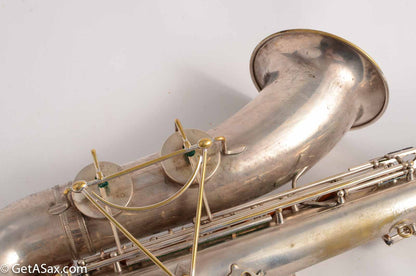 Selmer Tenor Original Silver Plate New Largebore / Super 1931