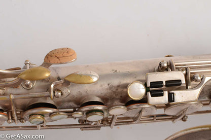 Selmer Tenor Original Silver Plate New Largebore / Super 1931