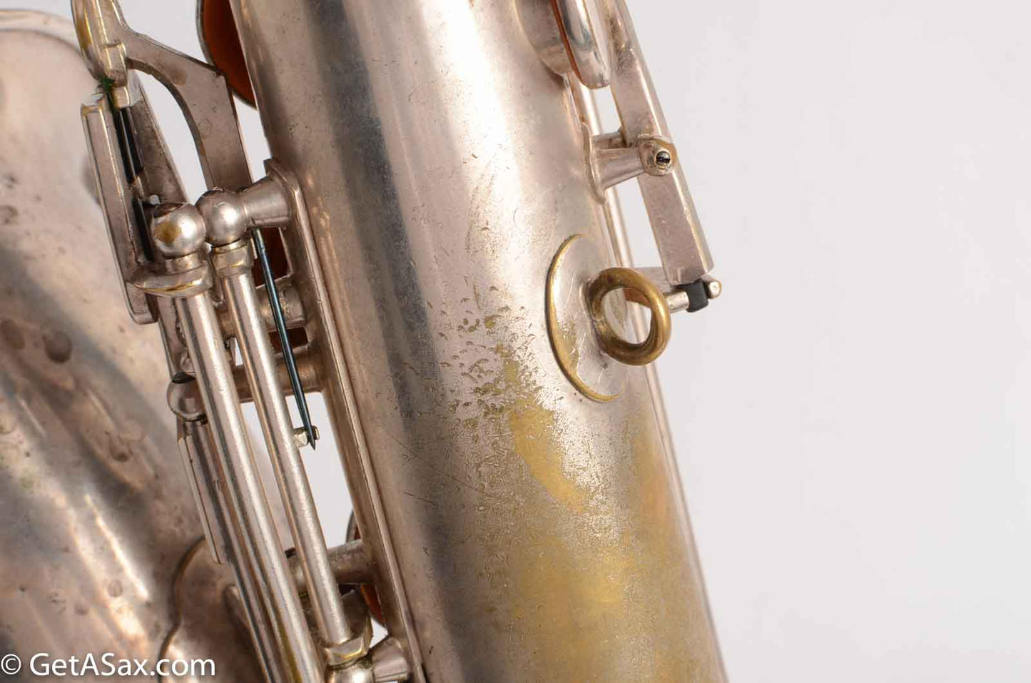 Selmer Tenor Original Silver Plate New Largebore / Super 1931