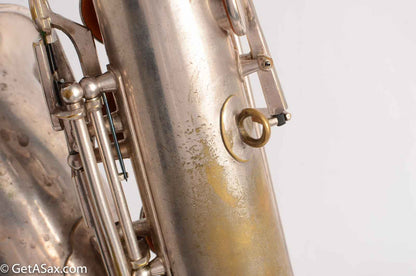 Selmer Tenor Original Silver Plate New Largebore / Super 1931