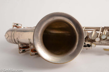 Selmer Tenor Original Silver Plate New Largebore / Super 1931
