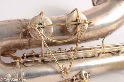 Selmer Tenor Original Silver Plate New Largebore / Super 1931