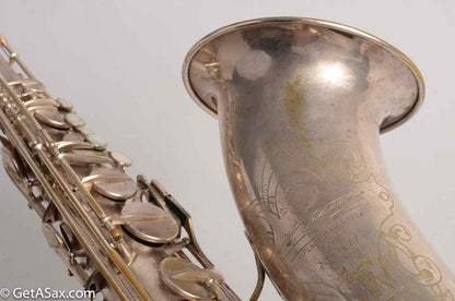 Selmer Tenor Original Silver Plate New Largebore / Super 1931