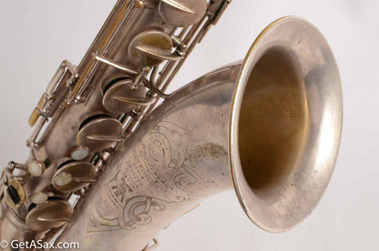 Selmer Tenor Original Silver Plate New Largebore / Super 1931