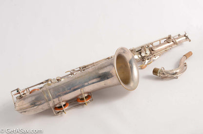 Selmer Tenor Original Silver Plate New Largebore / Super 1931