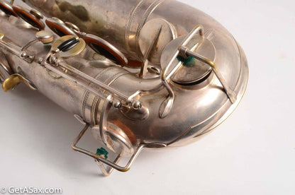 Selmer Tenor Original Silver Plate New Largebore / Super 1931