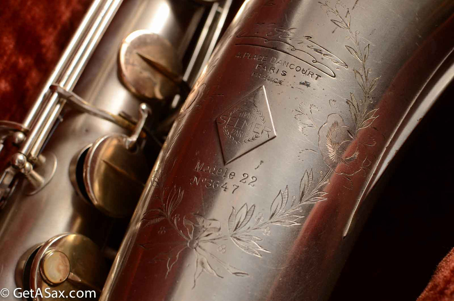 Selmer Modele 22 Baritone High F Cool Engraving!