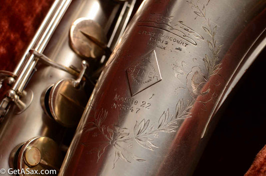 Selmer Modele 22 Baritone High F Cool Engraving!
