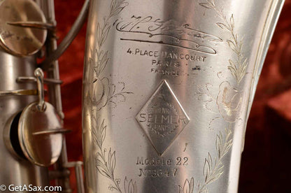 Selmer Modele 22 Baritone High F Cool Engraving!