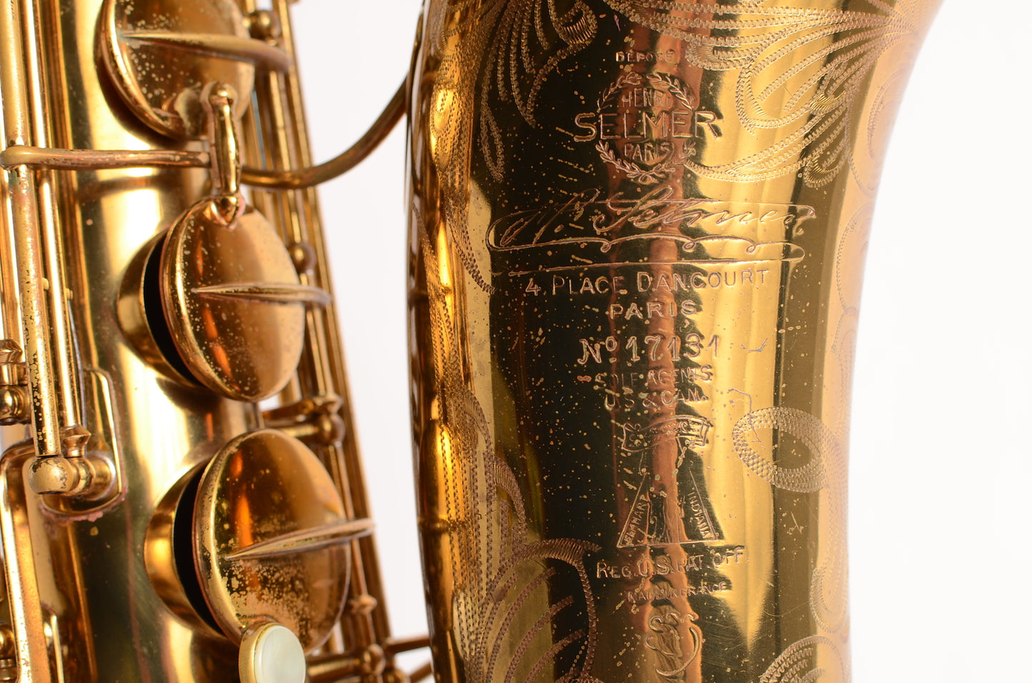 Selmer Super Sax Tenor 'Cigar Cutter' 17xxx American Engraved 1933