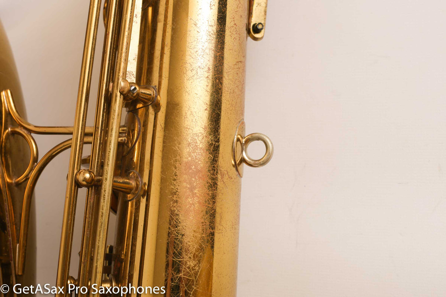 The Martin Baritone Low Bb Original Lacquer Near Mint Original Pads