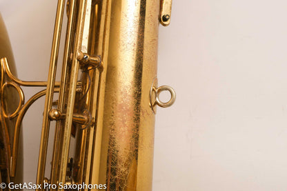 The Martin Baritone Low Bb Original Lacquer Near Mint Original Pads