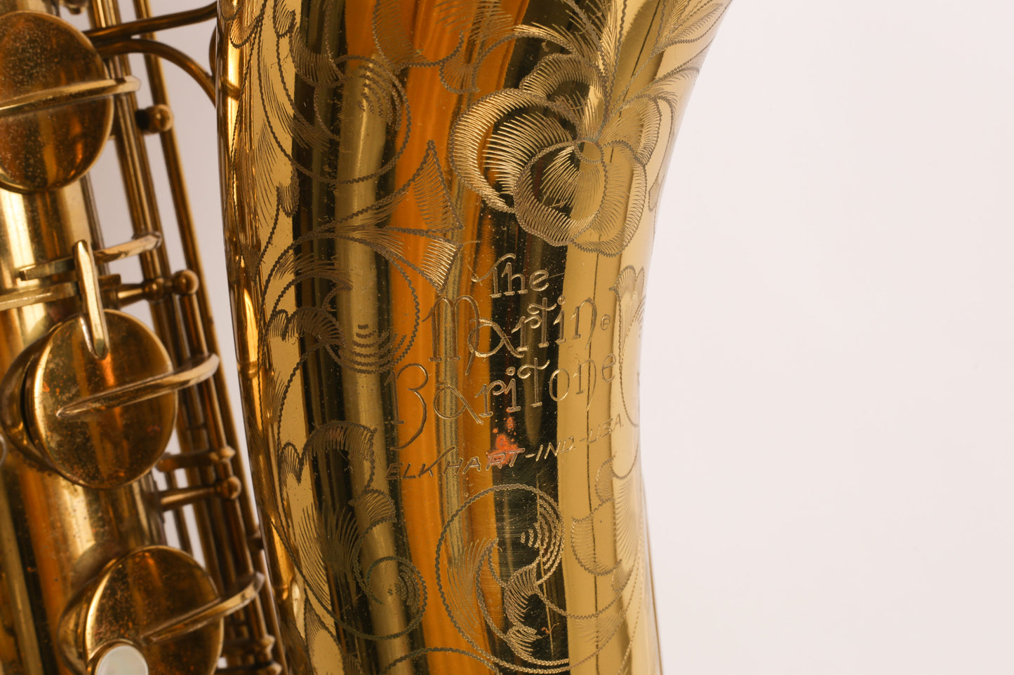 The Martin Baritone Low Bb Original Lacquer Near Mint Original Pads