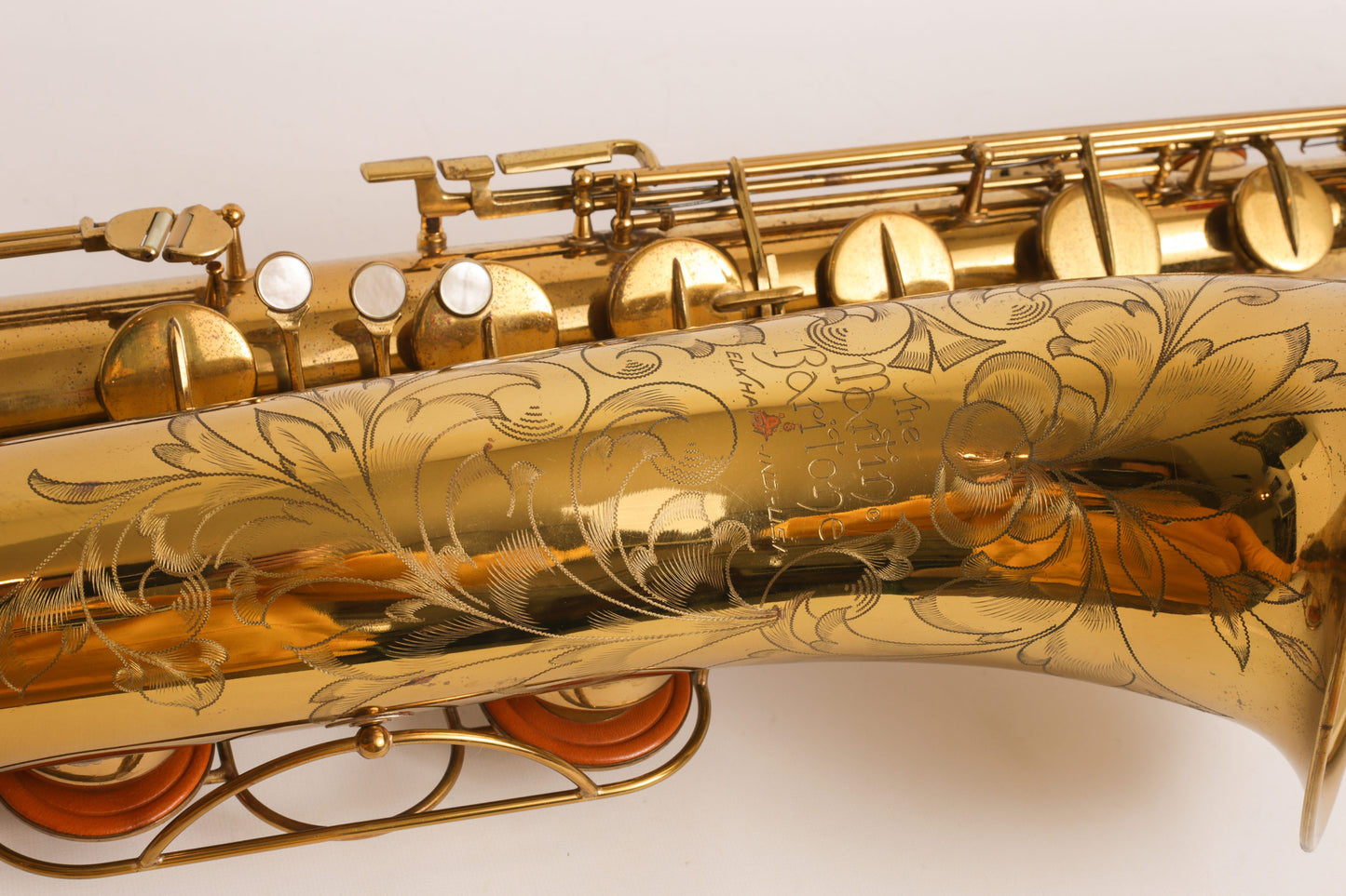 The Martin Baritone Low Bb Original Lacquer Near Mint Original Pads