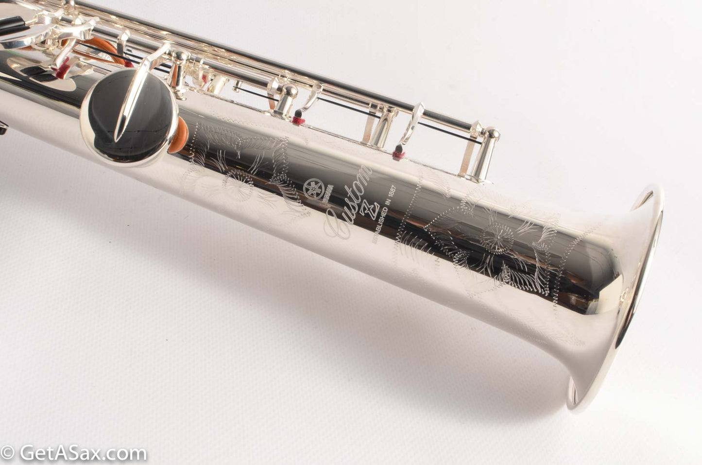 Yamaha YSS-82ZRS Custom One Piece Bent Neck Silver Plated Soprano Mint!