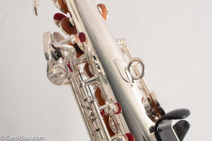 Yamaha YSS-82ZRS Soprano Saxophone One Piece Bent Neck Silver Plate! BRAND NEW