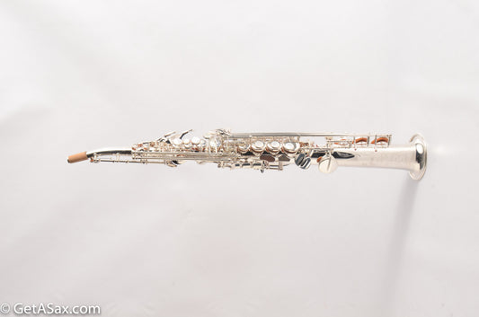 Yamaha YSS-82ZRS Soprano Saxophone One Piece Bent Neck Silver Plate! BRAND NEW
