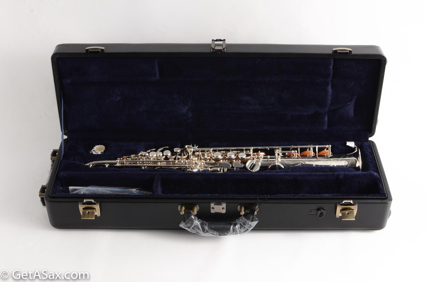Yamaha YSS-82ZRS Custom One Piece Bent Neck Silver Plated Soprano Mint!