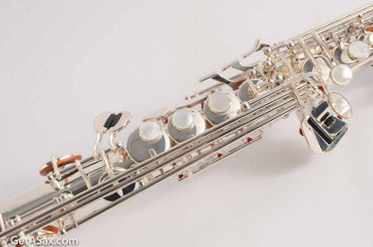 Yamaha YSS-82ZRS Soprano Saxophone One Piece Bent Neck Silver Plate! BRAND NEW