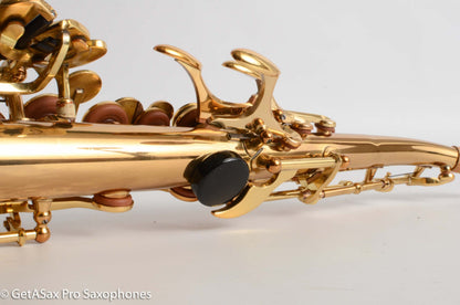 Yamaha YSS-62R Early Purple Logo One Piece Bent Neck Soprano Fresh Overhaul 0631