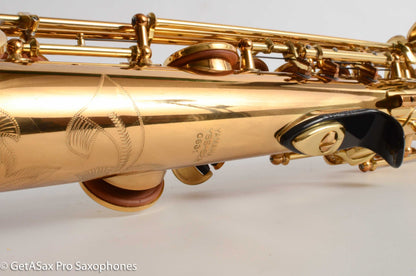 Yamaha YSS-62R Early Purple Logo One Piece Bent Neck Soprano Fresh Overhaul 0631