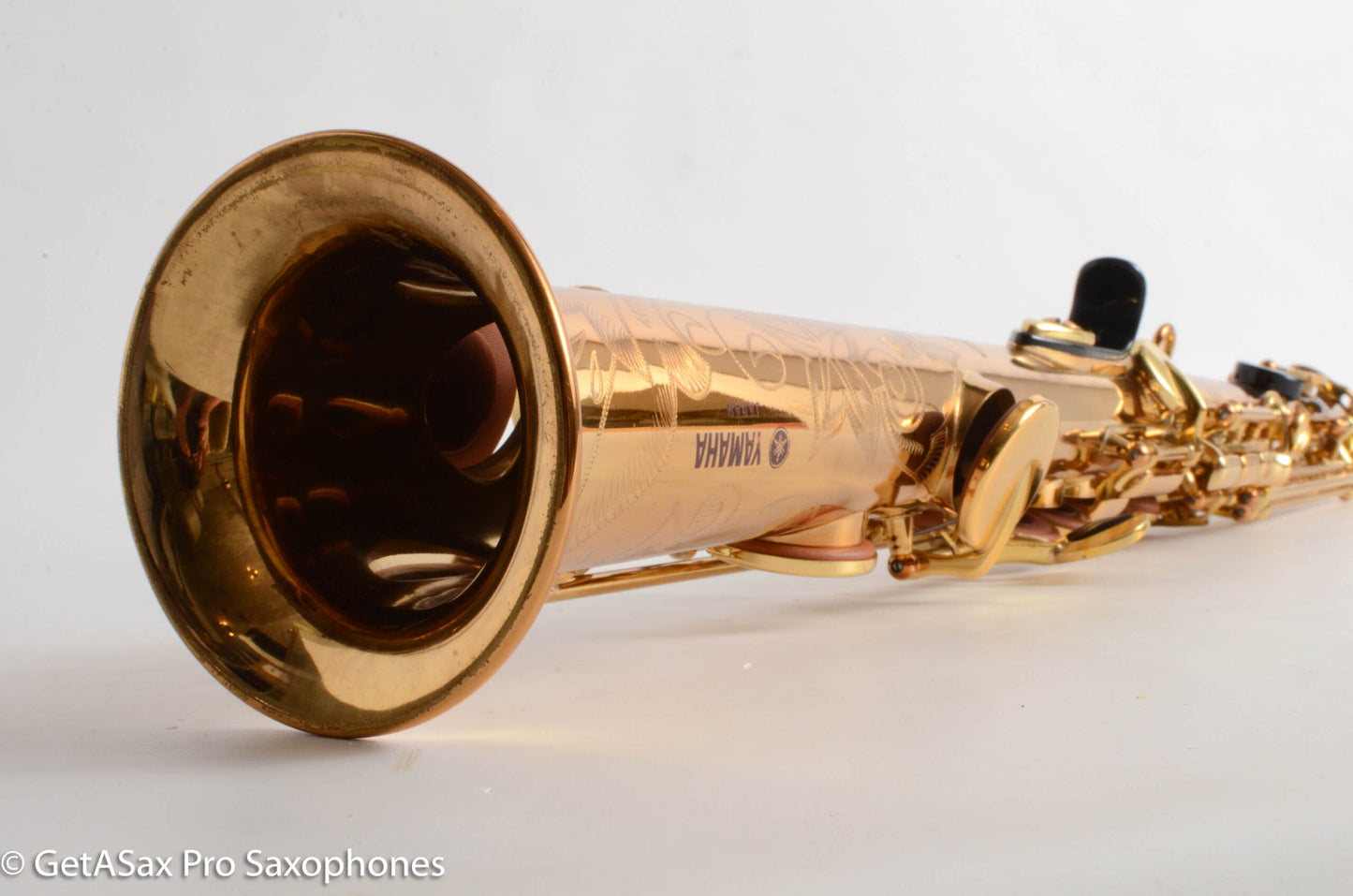 Yamaha YSS-62R Early Purple Logo One Piece Bent Neck Soprano Fresh Overhaul 0631