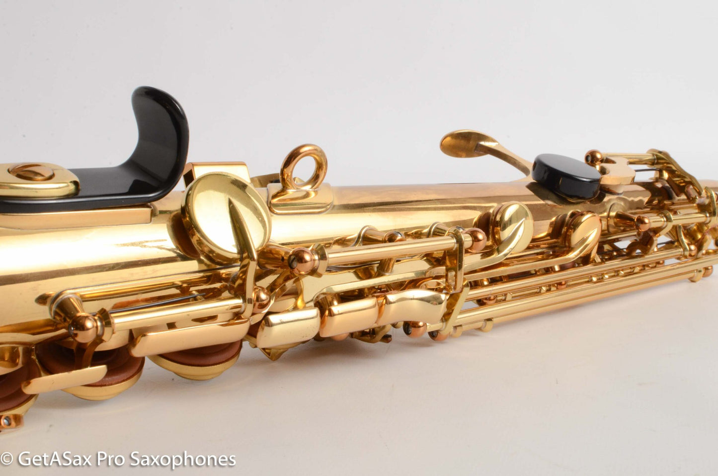 Yamaha YSS-62R Early Purple Logo One Piece Bent Neck Soprano Fresh Overhaul 0631